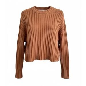 Y2K American‎ Eagle Sweater Womens Small Ribbed Knit Fisherman Preppy Academia